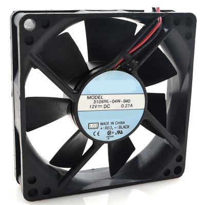 China Garment Shops Cooling fan 3108NL-04W-B40 12V 0.27A 8CM 8020 2-wire for sale