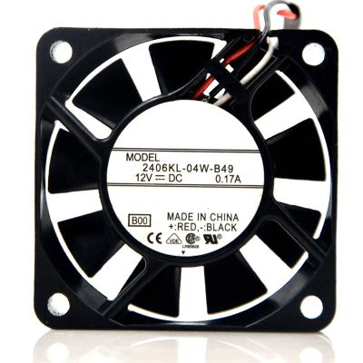 China Garment Shops Frequency converter fan cooling fan 2406KL-04W-B49 6015 DC12V 0.17A for sale