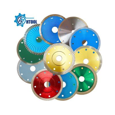 China Super Thin Diamond Powder +Alloy Steel 4inch 105mm Turbo Diamond Tile Ceramic Cutting Blade Disc Saw Blade for sale