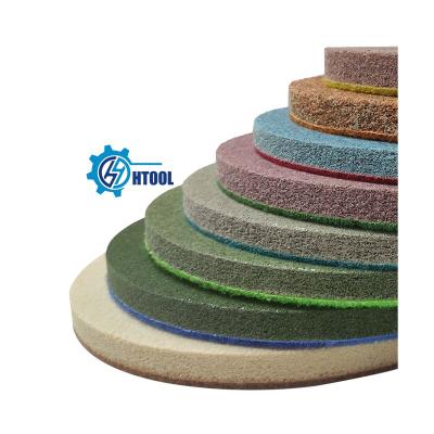 China With Macromolecule Flexibility Pad (Sponge Polishing Pads) Made of Macromolecule Spring Fiber by Precise Equipment Dry Floor Polisher 4inch Flexibility Pads Diamond Sponge Polishing Pads For Granite Marble Quartz for sale