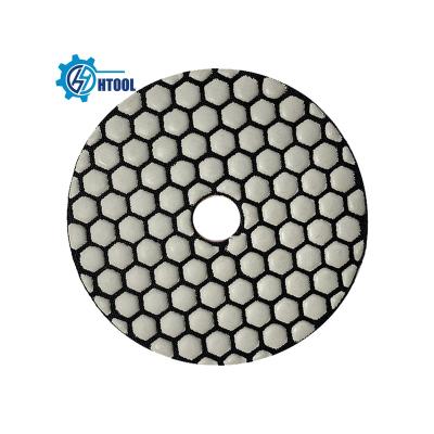 China For 80/100/125mm Marble Diamond Resin Polishing Pad Dry Grinding Polish Pad Pad For Marble Granite Stone Surface for sale