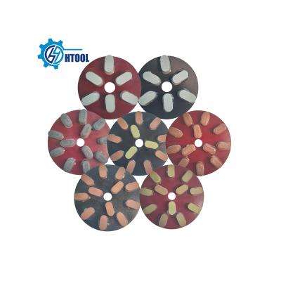 China 8inch Diamond+Resin Stone Granite Grinding Wheel Large Plate Automatic Abrasive Hand Grinder Diamond Resin Polishing Pad Tool for sale