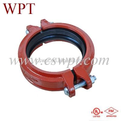 China Fire Sprinkler Fittings Grooved Fittings And Flexible Coupling Coupling / FM 2016 1-12 for sale