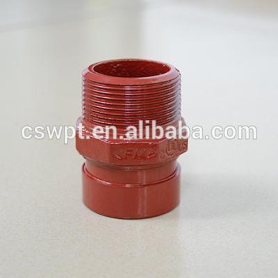 China Ductile Iron Iron Connector Eccentric Reducer Grooved Pipe Fittings For Water Supply System for sale