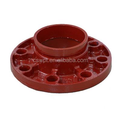 China Ductile Iron Conforming To ASTM A536 Ductile Iron Flange Coupling Quick Connector Grooved Flexible Coupling for sale