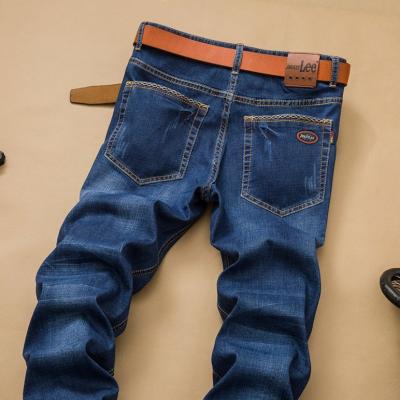 Cina I jeans scarni dell'allungamento in serie casuale degli uomini di colore su misura, uomini dimagriscono i pantaloni diritti in vendita