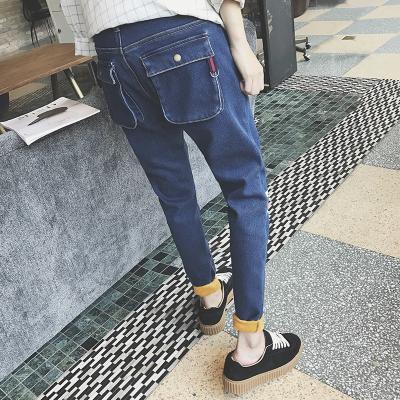 Cina Gli uomini più di dimensione allentano i jeans diritti con cinque tasche, ampi pantaloni del velluto a coste del Wale degli uomini in vendita