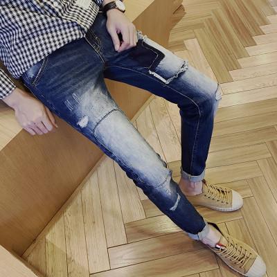 Cina Accoppiamento dei jeans scarni eccellenti degli uomini bianchi, jeans scarni del modo degli uomini creativi in vendita