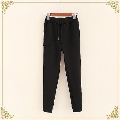 China Cropped Cuffed Womens Jogging Bottoms , Ladies Jogging Corduroy Trousers for sale