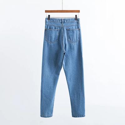 Chine Jeans de denim imprimés par jambe de short de style de loisirs, hauts jeans maigres affligés de Waisted à vendre