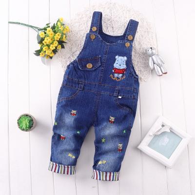 Cina Stile coreano 100 per cento del cotone dei bambini del lavaggio medio dei jeans del modello sveglio globale dell'orso in vendita