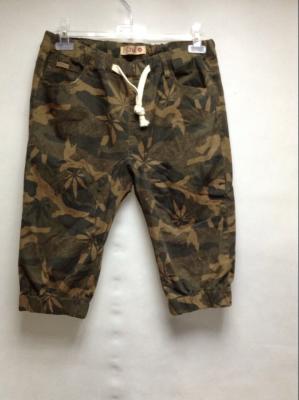 China 100 Percentage Nylon Mens Camouflage Short Pants With Full Elastic Waist for sale