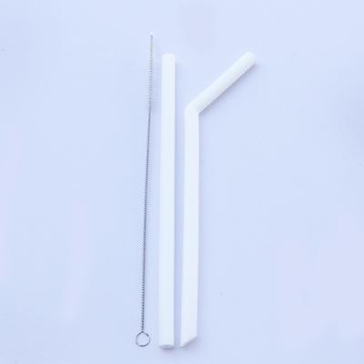 China Straw Reusable Straw New Ideas Big Large Bent Silicon Eco-Friendly Collapsible Straws for sale