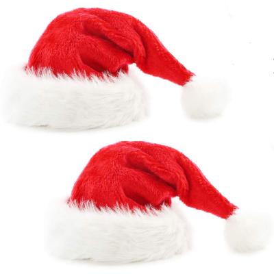 China Adult Chirstmas Decor Plush Christmas Ornament Large Christmas Ball Hat Factory Direct Selling for sale