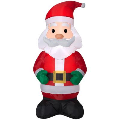 China Yard Large Christmas Christamas Home Decoration 4ft Life Santa Claus Outdoor Decor Led Light Inflatable Ornaments Christmas For Christmas Decoration Supplie for sale