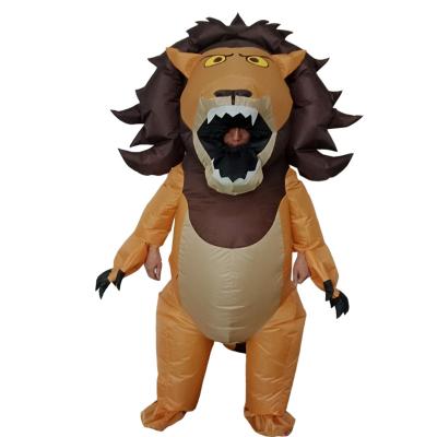 China Vintage Powerful Lion Costume Inflatable Performance Props Party Supplies Inflatable Adult Costume for sale