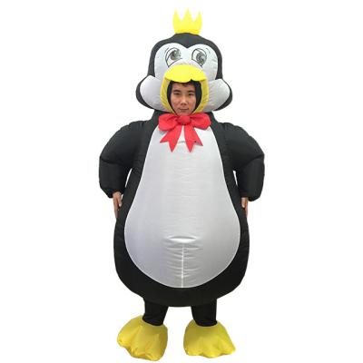 China High Quality Hot Inflatable Christmas Inflatable Christmas Penguin Party Costume Mascot Costume For Adult for sale