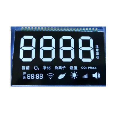 China Oem Odm Pin Connector Programmeerbaar VA LCD Display 6 Uur Monochroom Te koop