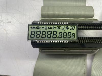 China Factory Custom 8 dígitos TN pantalla LCD positivo siete segmentos de conexión PIN para el medidor de gas electrónico en venta