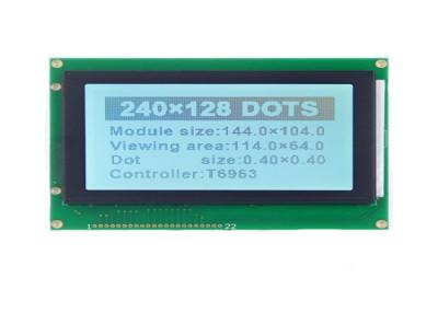 China Punktematrix-Anzeige T6963c-Prüfer-22 Stifte geführte, 5,1 Zoll 240 x 128 Spi Lcd Anzeigen-Modul  zu verkaufen