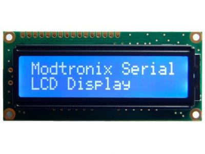 China Módulo azul de la negativa 16x2 Lcd, ángulo de visión amplio blanco de la exhibición de carácter del LED Lcd en venta