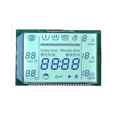 Cina Azionamento dinamico STN della visualizzazione di segmento blu LCD LCD a forma di su ordinazione del modulo in vendita