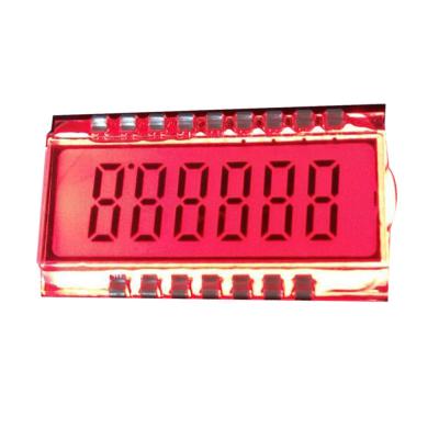 China Metal PIN LCD Digital Display / HTN Positive Transflective Segment LCD Display for sale