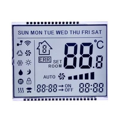 China Transparent FSTN STN LCD Panel , Monochrome Segment LCD Display for sale