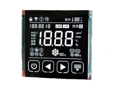 China 3.5V VA LCD Segment-Stelle LCD-Modul des Anzeigen-Transmissive einfarbiges numerisches Schirm-sieben zu verkaufen