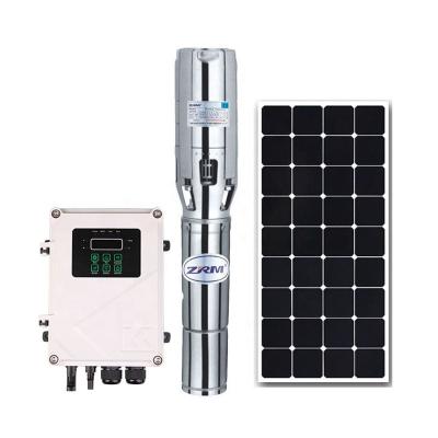 China Long Life 6 Inch 110V Large Flow 2hp Stainless Steel Solar DC Submersible Pump for sale