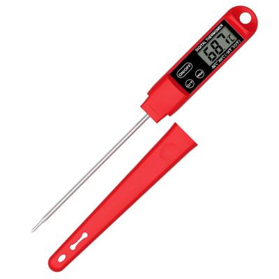 China Fast Response & Big LCD Screen CH-107 Digital Pen Style Kitchen Thermometer long probe cook meat thermoemter for sale