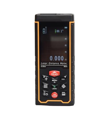 China S-LD80 Digital 80M Laser Range Finder Handheld Laser Distance Meter With LCD Display /Laser Measuring Distance Meter 118*54*26.5mm for sale