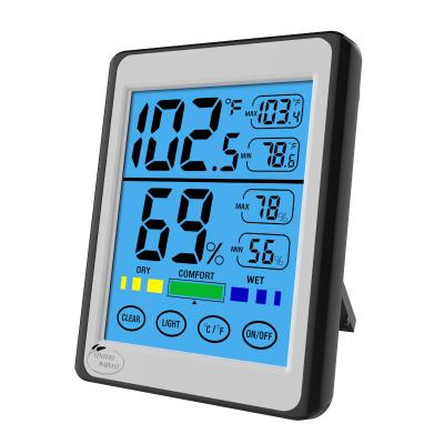 China Indoor CH-914 Digital Calendar Thermometer Humidity Monitor with Temperature Humidity Measurement for Sale for sale