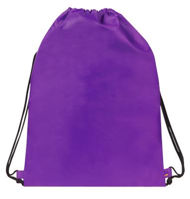 China Wholesale high quality cheap drawstring bag promotional purple color drawstring bag anti-theft drawstring bag for sale