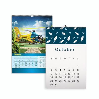 China 100% high quality American agricultural walls 2021 customs eco-friendly magnetic desk wall calendar calendar canlendar for sale