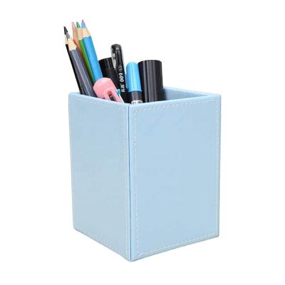 China High Grade Classic Pen Holder Luxury Leather Useful For Office Desk And Meeting Place for sale