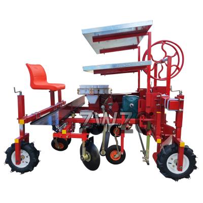 China Agricultural Tractor-drawn 1 row seedling transplanter vegetable transplanter for sale