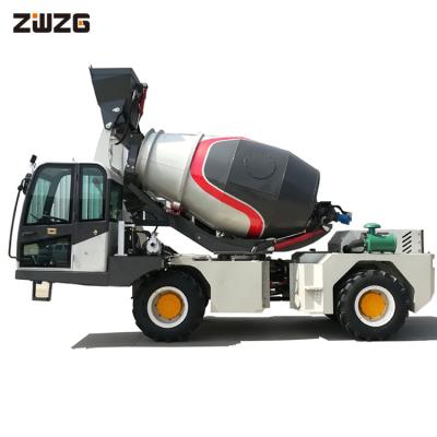 China 4x4 truck concete mixer truck mobile concrete mixer with automatic feeding pumb concrete mixer 4000L for sale