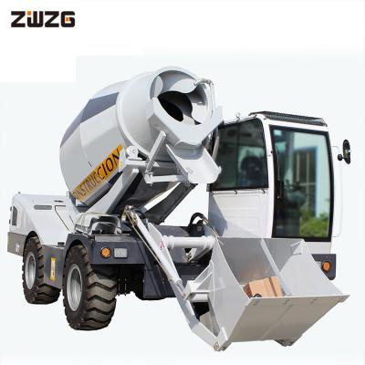 China 4cbm Mini Self Loading Machine Concrete Transit Mixer 4cbm for sale