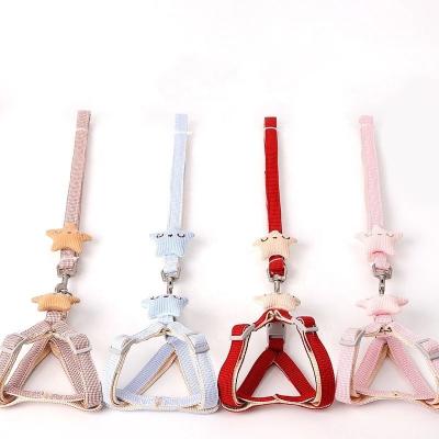 China Sustainable Wholesale Eco Friendly Design Nylon Pet Supplies Custom Dog Leash Dog Harnesses for sale