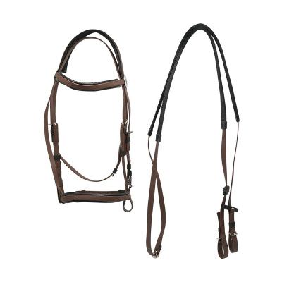 China Customized Riding Halter With Chevron Noseband For Horse Ridding for sale