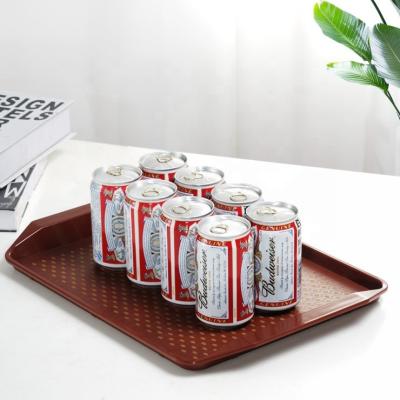 China Hot Sale Anti-Slip Plastic Food Tray For Delivering Food Drinking Coffee At Home for sale