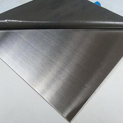 China AISI 304 Mühlkante Edelstahlblech SS Metallplatte 2 mm 2,5 mm CR Bürstenoberfläche zu verkaufen