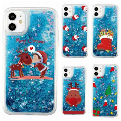 China New Design 2021 Xmas Liquid Silicone Phone Case For Iphone 12 Pro Max, For Samsung A20s S20 for sale