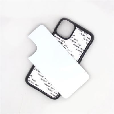 China DIY Blank DIY Design Aluminum Sheet 2D Hard PC Sublimation Case For Iphone 11 for sale