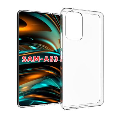 China Transparent soft tpu back cover 1.4MM soft tpu case for Samsung Galaxy A53 for sale