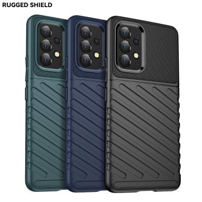 China Shockproof Rugged Shield Striped Soft Tpu Cell Phone Mobile Case For Samsung Galaxy A53 5G A33 for sale