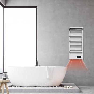 China Heater White Nordic Style Multifunctional Electric Intelligence Electrothermal Heated Towel Rack For Home for sale