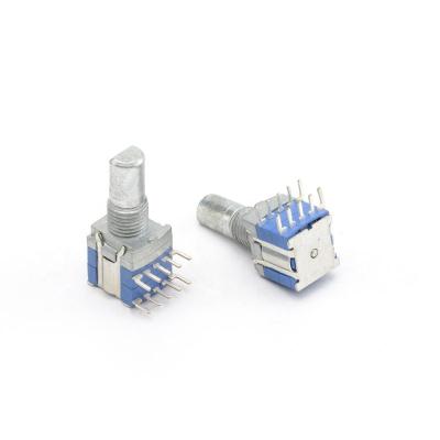 China 10mm 3 Position Bipolar D Type Shaft Vertical Rotary Switch RS101-V-F for sale