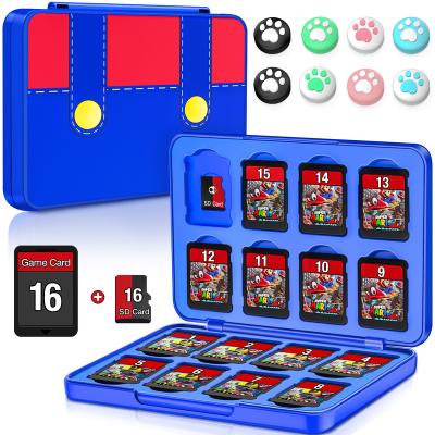 China 16 Game Cards Storage Waterproof Shockproof Dustproof Case For Switch OLED NS Switch Lite Storage Cover Portable Protective Box For Switch Accessories for sale